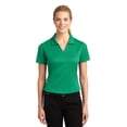thumbnail image 2 of Sport-Tek Women's V Neck Lightweight Wick Moisture Polo Shirt_Kelly Green_2XL, 2 of 2