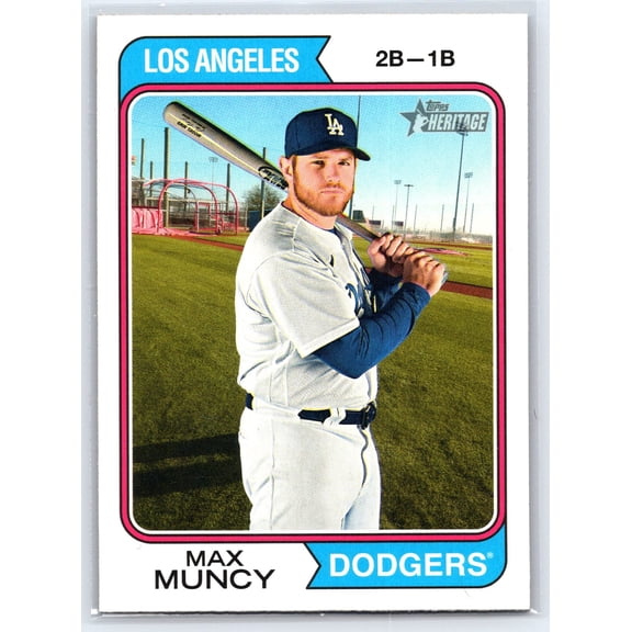 2023 Topps Heritage Max Muncy Los Angeles Dodgers #194 Baseball Card