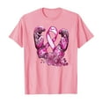 thumbnail image 3 of Cutuoiiu Women's Casual and Fashionable Breast Cancer Awareness Printed Cozy T-shirts Gifts, 3 of 3