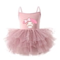thumbnail image 5 of Vestido sin mangas de verano para niñas, de Anime Kawaii, Hello Kitty, Kuromi, My Melody, de Sanrios, princesa, ballet, falda de malla brillante y esponjosa, 5 of 5