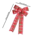 thumbnail image 4 of Vikakiooze 2022 Christmas tree bow hanging pendant Christmas wreath ornament Christmas Decorations, 4 of 5