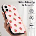 thumbnail image 5 of Compatible with Iphone 16 Case - Cute Soft Funny Strawberry Pink Silicone Case Compatible with Iphone 16 Phone Case for Women Men, 5 of 6