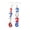 A, variant on HomelyJoy 250th Anniversary Patriotic Earrings, USA Independence Day Acrylic Dangle Earrings for Memorial Day and Holiday Celebrations