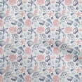 thumbnail image 1 of oneOone Viscose Jersey Off White Fabric Sea Shells Pattern Craft Projects Decor Fabric Printed By The Yard 60 Inch Wide, 1 of 4