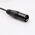 thumbnail image 3 of Cable Divisor en Y XLR, Enchufe de a Conector de Micrófono de 1 Pie - negro, se describe Hugo Cable de micrófono XLR, 3 of 6