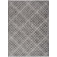 thumbnail image 2 of Nourison Jubilant Plaid Grey 7'10" x 9'10" Area Rug (8x10), 2 of 8