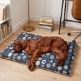 thumbnail image 5 of huayou Rectangular Pet Sleeping Mat, Vintage Printed Fabric with Soft Thick Padding, Durbale Washable Cushion Pad for Indoor Cats Small Dogs Daily Rest, XXL Size, 5 of 6