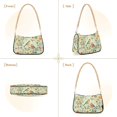 thumbnail image 7 of FORMRS Womens Shoulder Bag with Chain Strap Clutch Purse Cute Tote Handbag, Green Floral Pattern, 7 of 7