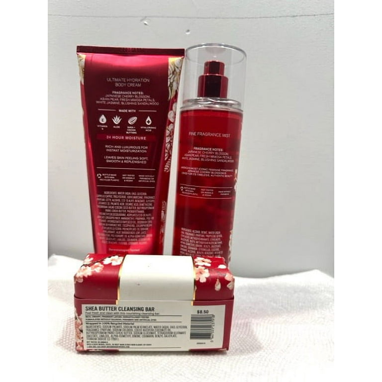 Bath & Body Works Japanese Cherry Blossom 3 Piece Gift