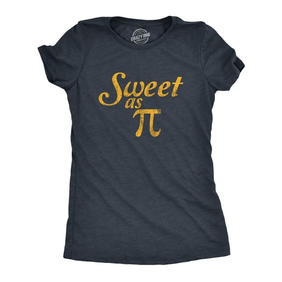 Womens Sweet As Pi T Shirt Funny Nerdy Math Problem Graphic Novelty Tee Womens Graphic Tees