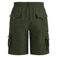 thumbnail image 3 of IDOPIP Men's Cargo Shorts Quick Dry Hiking Shorts Casual Relaxed Fit Athletic Shorts with Pockets, 3 of 9