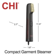 CHI Handheld Portable Clothes Steamer, 800W 70 ml Compact Clothing Steamer and Travel Bag, Black