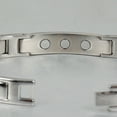 thumbnail image 4 of Wollet Stainless Steel Medical Alert Bracelet for WoMen, 7.5 Inch, Silvery, 4 of 7