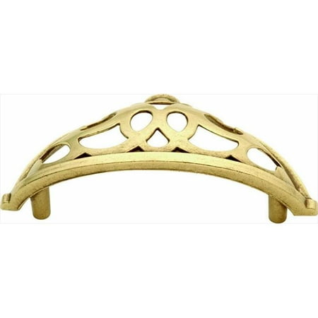 Hickory Hardware P360-LP 3 In. Queen Anne Lancaster Hand Polished Cup Cabinet Cup Pull