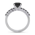 thumbnail image 4 of 2.25 Ct Latest Round Shape Black Onyx Gemstone Bridal Ring for Women Solid 18K White Gold Size 3.5 by Diamond-Capitals, 4 of 7