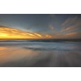 thumbnail image 2 of Jaynes Gallery 24x17 White Modern Wood Framed Museum Art Print Titled - USA-New Jersey-Cape May National Seashore Sunrise on shoreline, 2 of 4