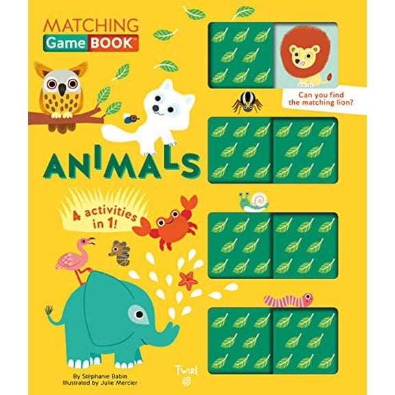 Pre-Owned Animals Matching Game Book: 4 Activities in 1!, 9782745995483, 2745995480, Paperback, Brdbk edition