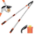thumbnail image 1 of THANOS B1102 Extendable Anvil Loppers Tree Trimmer with Compound Action,Chops Thick Branch Ease,27-41''Telescopic Heavy Duty Branch Cutter,2 inch Clean Cut Capacity, 1 of 1
