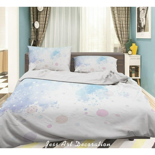 3D Abstract Watercolour Quilt Cover Set Bedding Set Duvet Cover Pillowcases LXL