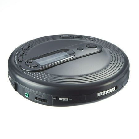 ONN Portable CD Player with FM Radio and Anti-Skip Protection, Black (Non-Retail (Best Portable Radio Cd Player)