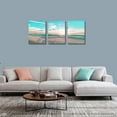 thumbnail image 2 of Ocean Beach Sunset Wall Art - Art - Sea Landscape Wall Art, Beach Sun Raise Photo,Canvas Wall Art 3 Pieces,Blue Sea Picture Wall Decor,Office Wall Decor,Living Room Wall Picture (D-3pcs,12"x16"x3pcs), 2 of 6