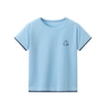 thumbnail image 4 of LEKWK Boys Athletic Shirts 4 Pack Breathable Quick Dry Workout Tops Crewneck Mesh Short Sleeve Comfy T-Shirts for Football Running Sports Casual, 4 of 9