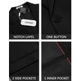 thumbnail image 5 of COOFANDY Mens Casual Blazer Suit Jackets Slim Fit One Button Sport Coats Lightweight Business Sports Jackets, 5 of 5