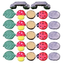 CATIEBYE 1Set Resin Miniature Garden Bridge Assorted Color Fairy Garden Accessory for Landscape 2.40X1.70X0.40In