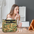 thumbnail image 6 of Herdesigns Camo Army Toiletry Bag for Women, Travel Makeup Bag, Waterproof Hanging Cosmetic Organizer for Toiletries & Makeup Essentials, 6 of 7