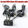 thumbnail image 1 of Voiture Bateau Moto 2.0 Double Interface USB 3.5mm aux Charge Rallonge, 1 of 8