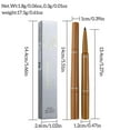 Black Eyebrow Pencil, Double Headed Eyebrow Pencil with Eyebrow Gel 4