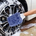 thumbnail image 2 of de lavado de autos,Guante de lavado de microfibra Car Wash Mitts,Suave sostiene toneladas de agua jabonosa .,Lavadora efectiva lavable a máquina,Barcos de camiones absorbentes, 2 of 8