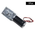 thumbnail image 2 of Gear Box Motor Dc 12V 24V High Torque Electric Power Speed Reduce Turbine Worm 12V27Rpm, 2 of 8