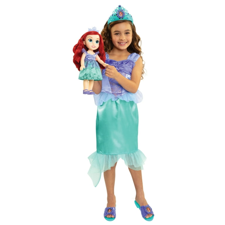 disney princess ariel doll with matching dress Disney Princess Ariel Doll With Girl-Sized Dress Like Your Doll Outfit