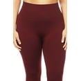 thumbnail image 5 of Women's Plus Size Banded Waist Leggings with Fleece Lining, 5 of 6