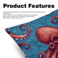 thumbnail image 2 of Octopus Exclusive Velvet Throw Pillow Inserts Set of 2 with Unique Patterns - 16x16, 18x18, 20x20 Inches for Pillow Covers and Decorative Pillows for Home, 2 of 6