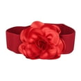 thumbnail image 3 of Fashion Wide Belt for Dress Elastic Waist Belt for Sweater Maxi Shirts Coat Red, 3 of 8