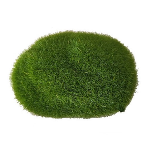 Artificial Moss Rocks Greenery Decorative Moss Covered Stone Fake Moss Decor for Floral Arrangement Fairy Garden Crafting