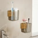 thumbnail image 5 of Aparatos de cocina, Accesorios de cocina, Utensilios de cocina, Cesta pequeña de cocina, Estante de baño colgante de pared de plástico para baño, Cesta de almacenamiento de jengibre y ajo, Cesta de al, 5 of 6