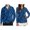 Blue Zebra Stripe, variant on FOR U DESIGNS Blue Jellyfish Coral Print Matching Couple Golf Shirts Long Sleeve Quarter Zip Up Polo Shirts Moisture Wicking Outfits for Men Women