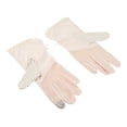 thumbnail image 1 of Guantes de protección solar para mujer, suaves, transpirables, antideslizantes, elegantes, para escalada, conducción y ciclismo, color beige., 1 of 14
