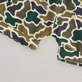 thumbnail image 7 of Ulanda Toddler Baby Boy Summer Clothes Camouflage Quarter Zip Short Sleeve T Shirt Shorts 2 Piece Outfits Set (Brown, 2-3 Years), 7 of 7