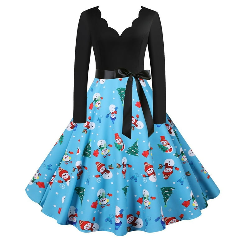 Novelty christmas cheap swing dress