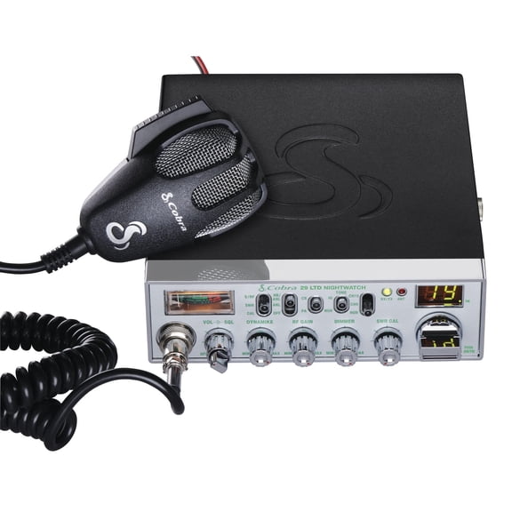 CB Radio Cobra 29 NW AM/FM clásico profesional negro
