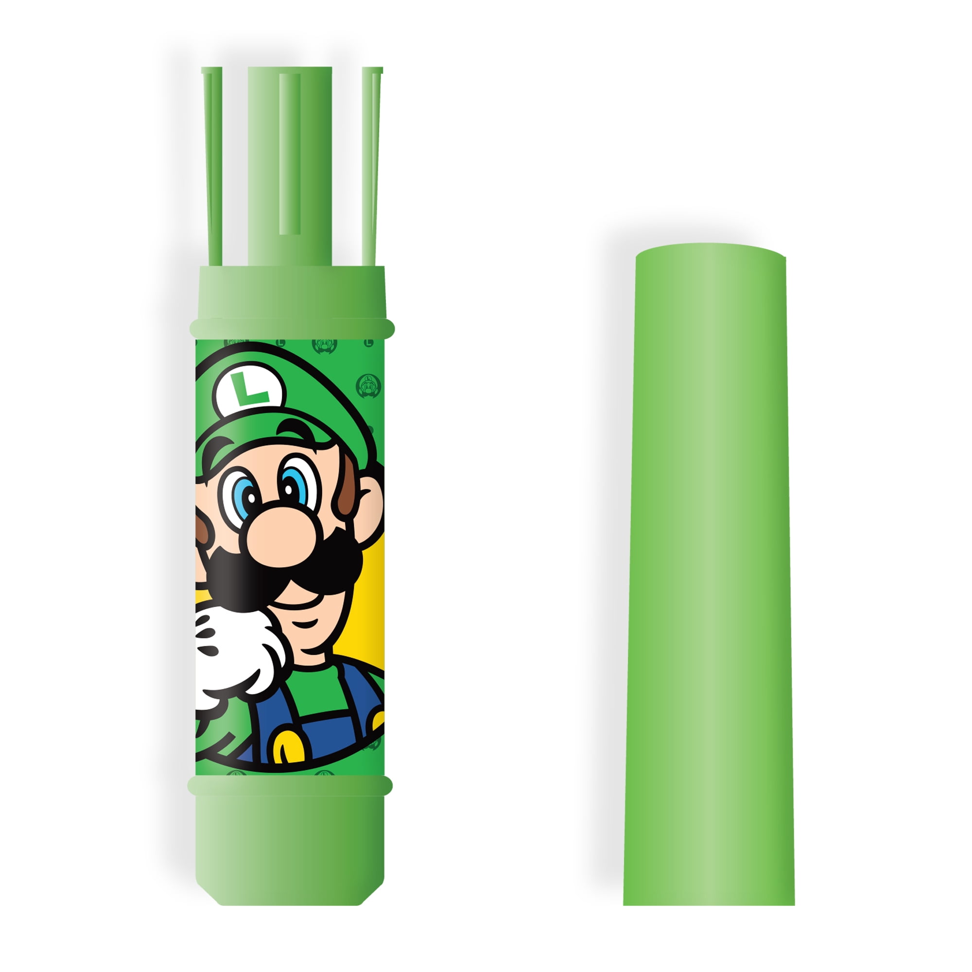 Nintendo Super Mario Bros. Jumbo Sidewalk Chalk Set with Holders, 4 Chalk Sticks