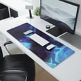 thumbnail image 2 of Enhance Your Gaming Arena with our Dazzling Galaxy Mouse Pad, Large Non-Slip Rubber Base. Stitched Edges for Durability. Perfect as a Keyboard Mat and Desk Pad - 31.5x11.8in., 2 of 7