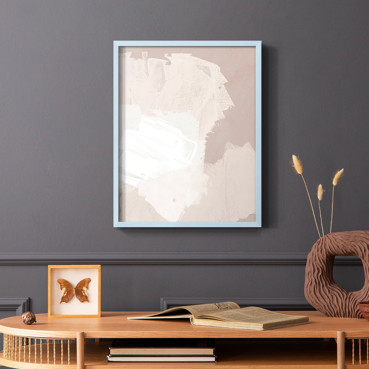 Cloud Slate I in Paper Solid Wood 11 x 14 Framed Print