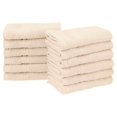 thumbnail image 1 of Superior EF-FACE IV Eco-Friendly 100 Percent Ringspun Cotton Face Towel Set - Ivory, 12 Pieces, 1 of 1