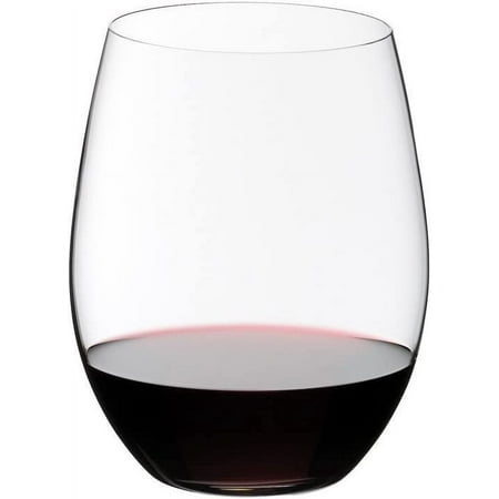 Mojitor O Stemless Non-Crystal Cabernet/Merlot Wine Glass, Set of 6