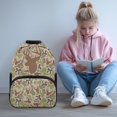thumbnail image 2 of HUISEFOR Camo Bow Deer Backpack for School Kids Girls 17 Inch Large Capacity School Bag with Front Zipper, Lightweight Comfortable Backpack for Middle School Boys, 2 of 7